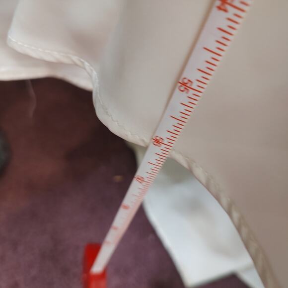 Vintage Jessica McClintock Wedding Gown Lace Bodice Satin Skirt Size 8 - Picture 6 of 16